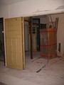 23/10/2008: Wanddurchbruch zwischen Wohnzimmer und zuk�nftiger K�che (51K)